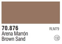 Tinta Brown Sand 70876 Model Color Vallejo Modelismo