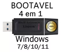 Pendrive Bootavel Multilaser W7 W10 Formatação Pc/note