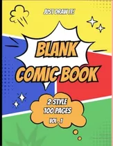 Libro: Blank Comic Book Vol.1 : Create Your Own Comics_2 Sty