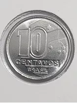 Moeda De 10 Centavos 1990 Flor De Cunho