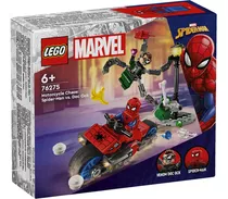 Lego Super Heroes 76275 Perseguição Moto Spider-man Doc Ock