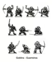 Lote De 10 Miniaturas Rpg / D&d Goblins Guerreiros