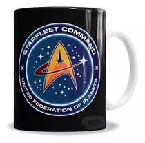 Taza De Cerámica Star Trek Federación Starfleet - Con Caja