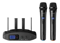 Sistema Profesional De 2 Micrófonos Inalámbricos |wr-810 Uhf