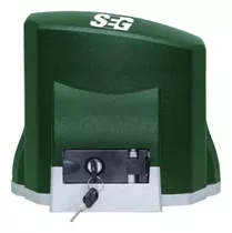 Motor De Portón Residencial Seg Solo Ch 500 Classic Hierro 220v 50/60hz Color Verde Y Engranaje De Z18