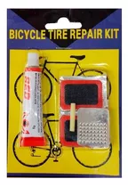Kit Reparación Bici Moto Parches + Pegamento + Raspador