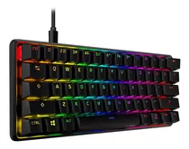 Teclado Hyperx Alloy Origins 60 Gamer Mecánico Switches Red Color Del Teclado Negro Idioma Inglés Us