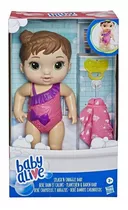 Boneca Baby Alive Banhos Carinhosos Morena - Hasbro E8716