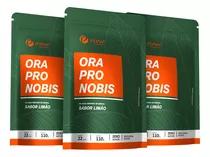 Ora-pro-nóbis Solúvel Proteína E Fibra Em Pó Kit Com 3 Limão