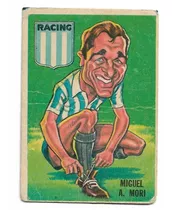 Figurita Racing Tarjeton Futbol Sport 1967 N° 54 Mori
