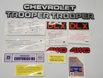 Chevrolet Trooper Dlx Calcomanias