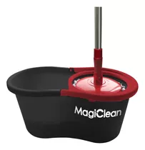 Magiclean Spin Magic M2 Trapeador Mop Y Cubo Con Doble Mecanismo Incluye Un Trapeador De Repuesto Extra 100% Microfibra