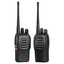 2 Pcs Radios Walkie Talkie Recargable, Con Manos Libres