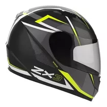 Oferta Casco Moto Hawk Zx3 Warrior Negro/fluo Masxmoto