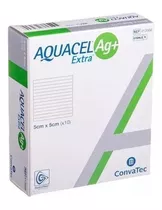 Caja 10 Uni Apósito Plata/aquacel Extra Ag 5x5 Cm Convatec