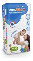 Pañales  Emubaby Premium - Talla M - 42 Uds. Tamaño Mediano (m)