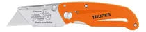 Navaja Plegable, Cuerpo Metalico, 6', Truper 101101 Color Naranja