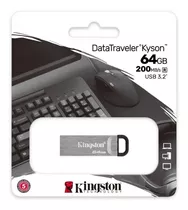 Kingston Data Traveler Kyson 64 Gb Usb 3.2 200mb/s