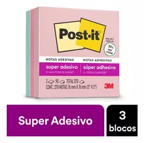 Post-it Viajar 76mm X 76mm 3 Blocos De 90 Folhas 3m