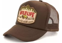 Gorra Trucker Classic Wild Life Leñador Calidad Premium Moda