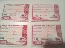 Estampilla Postal Antigua De Colección 1000bs