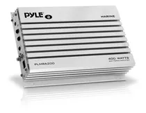 Pyle Potencia Marina Plmra200 400 W 2 Ch 4 Ohms Puenteable Color Blanco