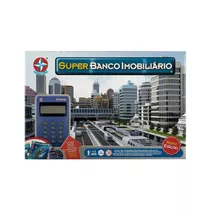Super Banco Imobiliário Com Máquina De Cartão Jogo De Mesa