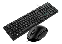 Kit Teclado E Mouse Com Fio Usb Movitec- Otf-01 E Omfc-01