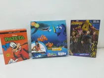 Quebra Cabeça Nemo Grandão E Vingadores + Gibis Pateta