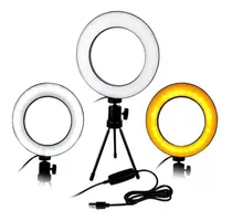 Ring Light Iluminador Led C/ Tripe De Mesa - Maquiagem Blog