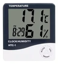 Termometro Digital Higrometro Reloj Calendario Alarma