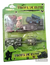 Brinquedo Tropa De Elite 19 Peças