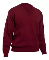 Sweater Pulover Colegial Escote En V Talle 6 Al 12