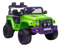 Jipe Hulk Carro Elétrico Infantil 12v - Controle  E Bateria