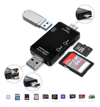 Lector De Memoria Usb Micro Sd Tipo C Otg Sd Camara, Celular