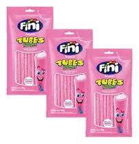 Fini Gomas Tubos Tuti Fruti Bolsa 80gr X 3 Uds