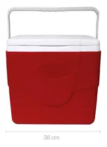 Conservadora Coleman Beach 16qt Frio Por 3 Dias 15lt Color Rojo