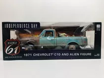 Carrito Greenlight 1:18 1971 Chevrolet C10  Independence Day