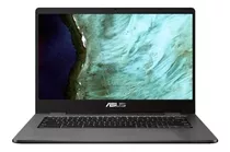 Laptop  Asus Chromebook C423na Gris 14 , Intel Celeron N3350  4gb De Ram 32gb Ssd, Intel Hd Graphics 500 60 Hz 1366x768px Google Chrome