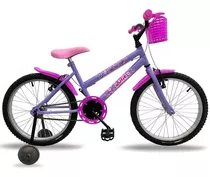 Bicicleta Infantil Feminina Com Rodinha Aro 20 Bella 2023