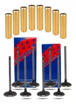 Kit Valvula + Guia Bronce Ford Zetec Rocam Ka / Focus 1.6 X8