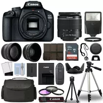 Kit Fotografico Cámara Slr Canon Eos 4000d/rebel T100