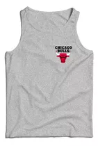 Musculosa Gris Algodon Nba Basquet Todos Los Equipos