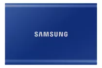 Disco Sólido Externo Samsung T7 Mu-pc2t0t 2tb Azul