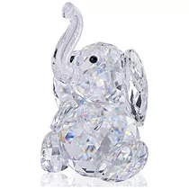 Hd Crystal Cute Elephant Figurine Collection Adorno De ...