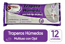 Trapero Húmedo - Paño De Limpieza - Traperos Con Ojal 12 Un.
