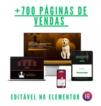 Pack Com + 700 Páginas De Vendas Editáveis + Bônus