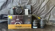 Cámara Nikon D5300 Con Lente Kit 18-55mm Y Lente 35mm F/1.8