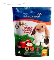 Ração Porquinho Da Índia E Mini Coelho Reino Das Aves 4 Kg