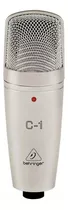 Micrófono Behringer C-1 Condensador Cardioide Color Plata